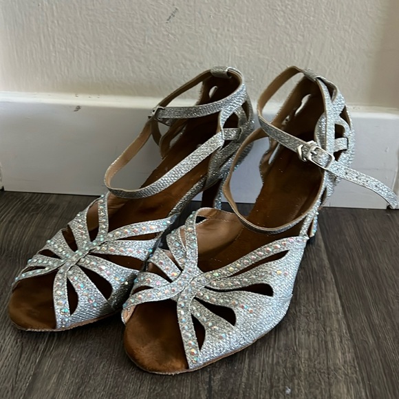 Sparkly Ballroom Heels - Picture 1 of 3